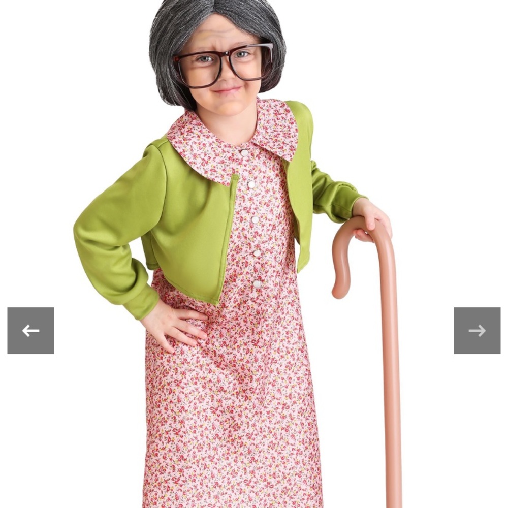 Girl's Grammy Gertie Costume